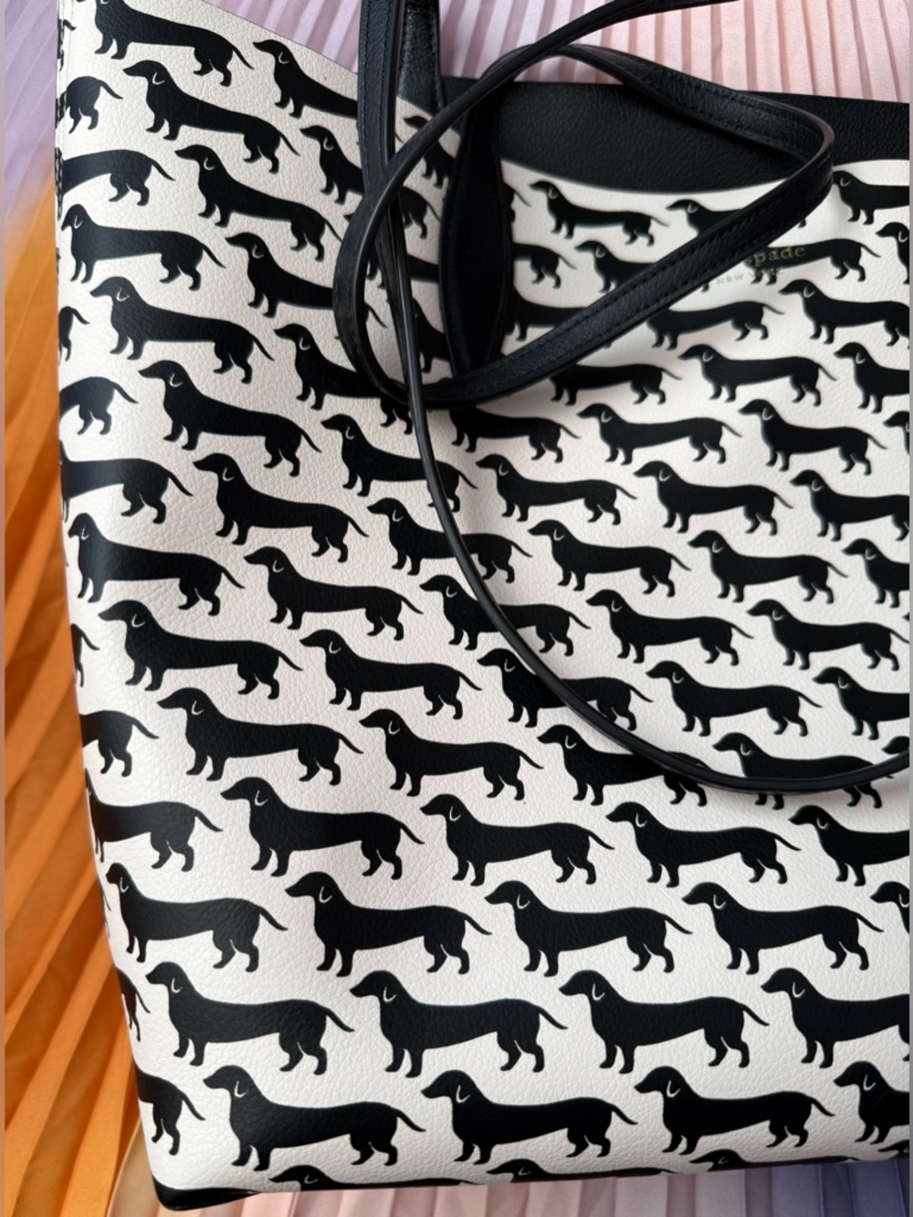 Kate Spade Large Dachshund Tote Bag - Picture 2 of 16